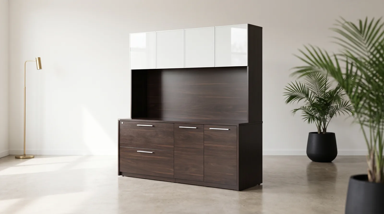 72” x 24” Executive Credenza Ref. HELLA DH93.71/DH97.34/DH98.34 from ETTES Office Furniture