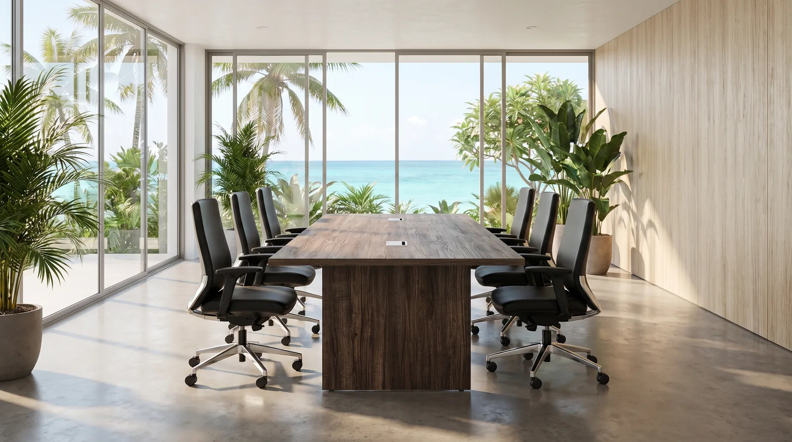 8ft x 48 Board Room Table Ref Hella DH 73.94 from ETTES Office Furniture
