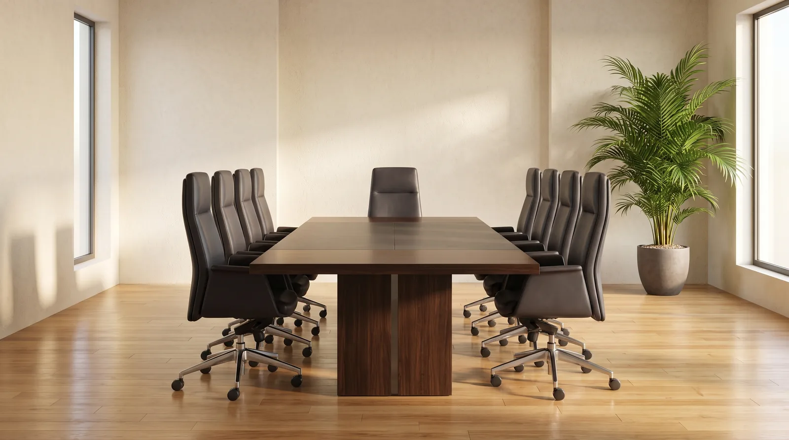8ft x 4ft Board Room Table Ref Larry EY77 from ETTES Office Furniture