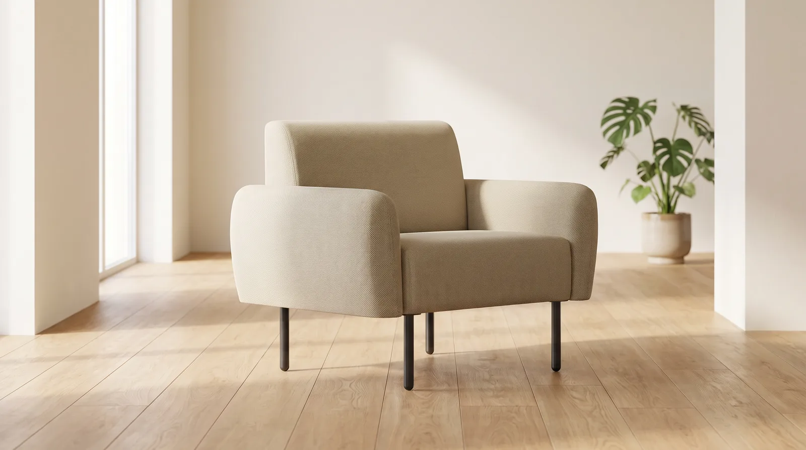 One Seater Couch-Ref SF66.1 from ETTES Office Furniture